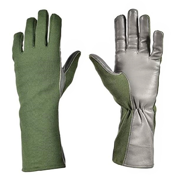 دستکش نومکس مدل چرم خلبانی