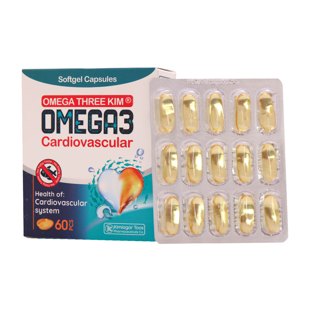 کپسول نرم امگا 3 کیمیاگر طوس بسته 60 عددی