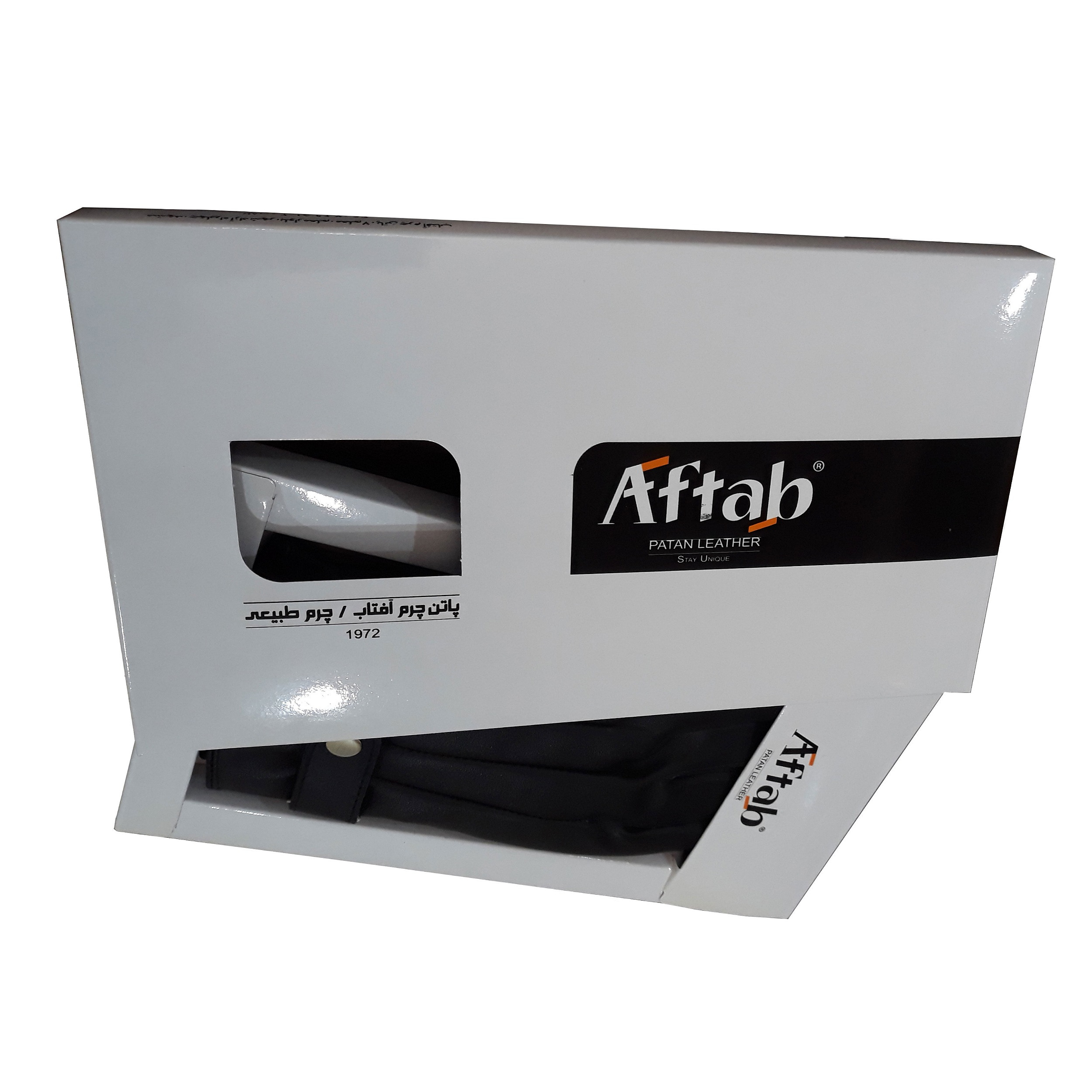 دستکش مردانه پاتن چرم آفتاب مدل DM 408