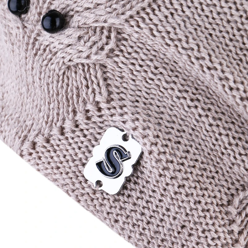 ست کلاه و شال گردن بافتنی مدل سام 536