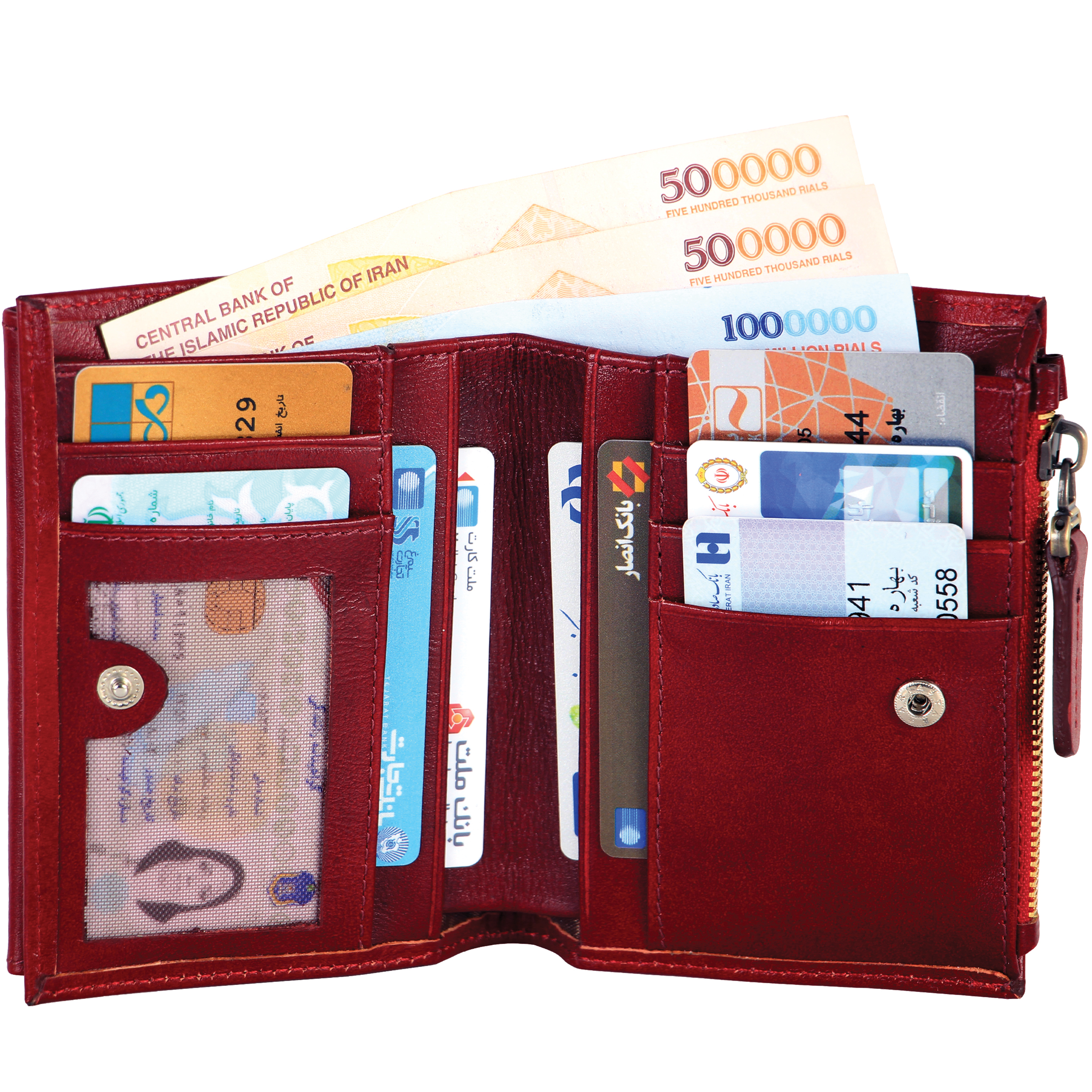 کیف پول چرم بارز مدل DM96