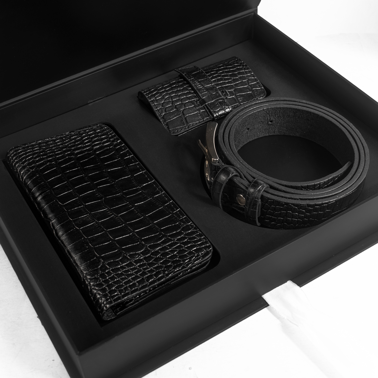 ست هدیه مردانه چرم عطارد مدل چرم طبیعی کد A52