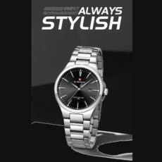 ساعت مچی عقربهای مردانه نیوی فورس مدل NF9214SBK