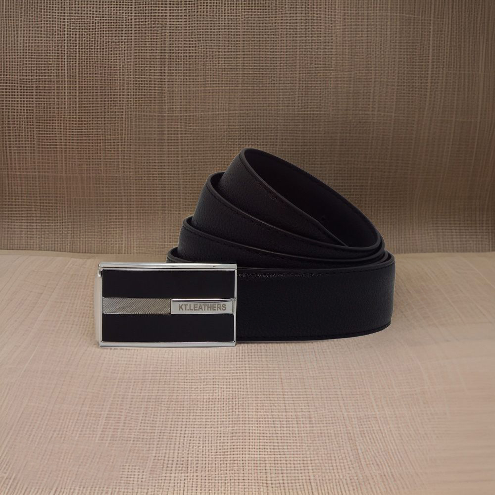 کمربند مردانه چرم کی تی مدل پلاکی کد 750IN700