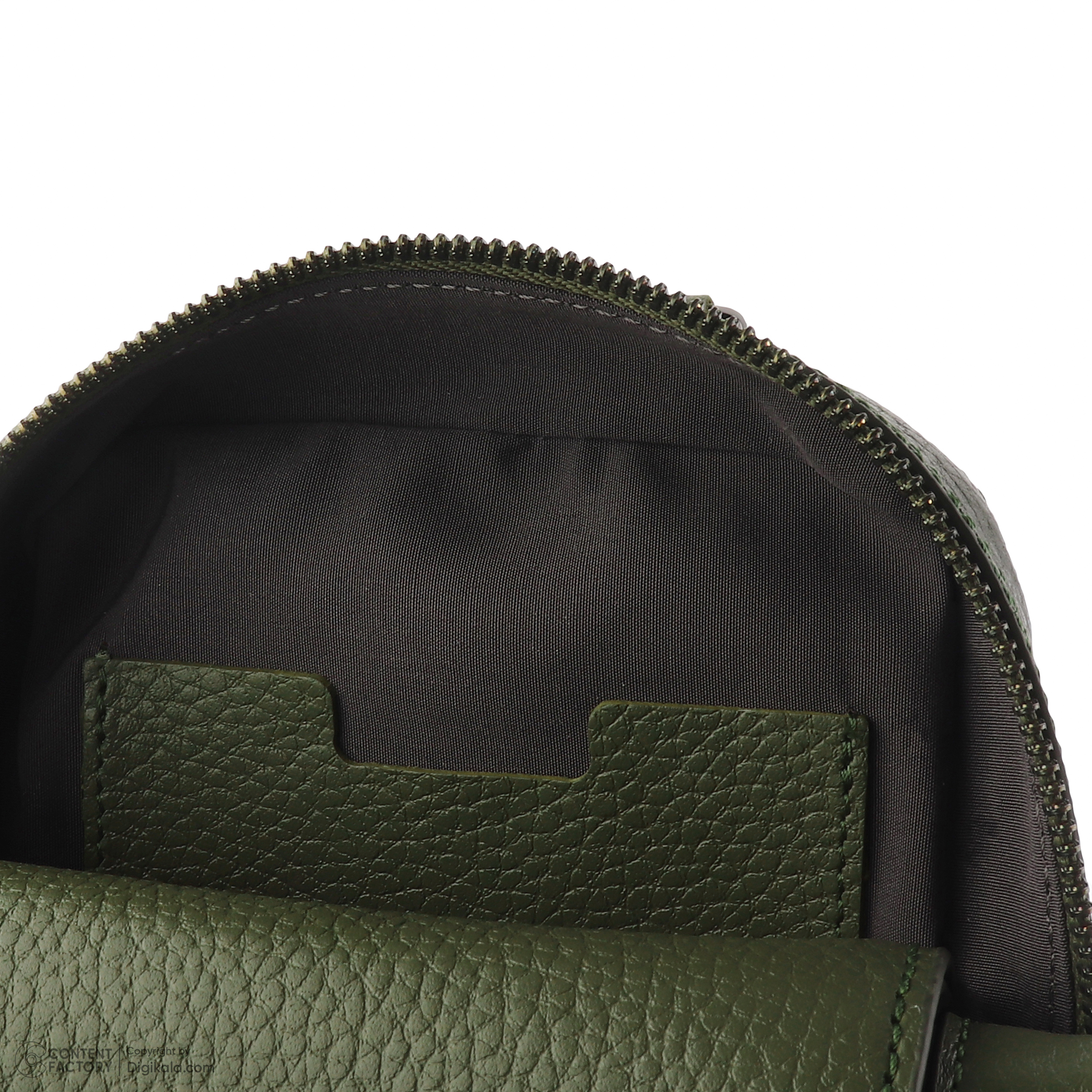 کیف کراس بادی مردانه چرم مشهد مدل V5007-038-01 دارای 1 محفظه