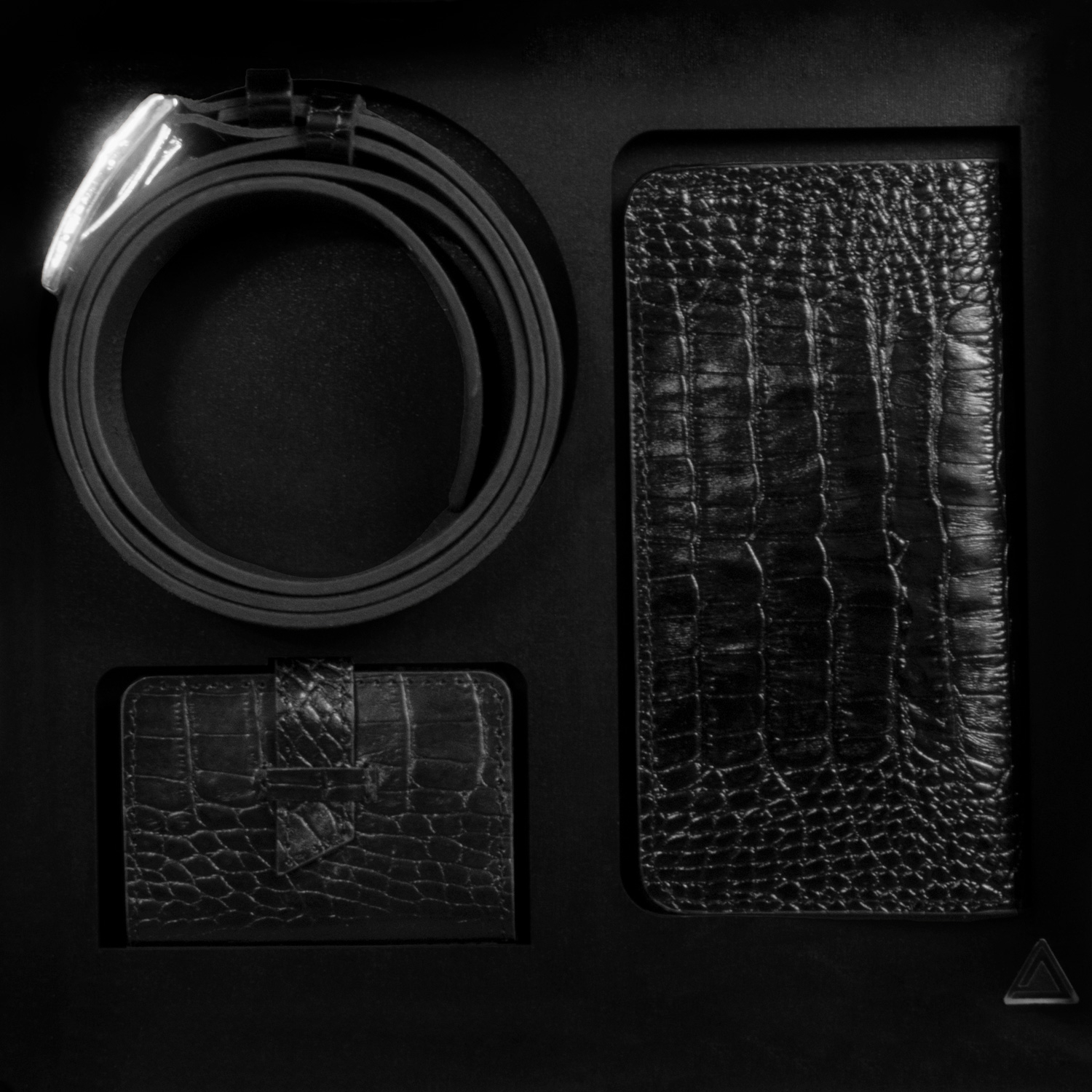 ست هدیه مردانه چرم آراهمراه مدل ASET54