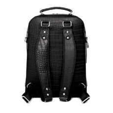 کوله پشتی چرم نیاوران مدل ژینا طرح سنگی