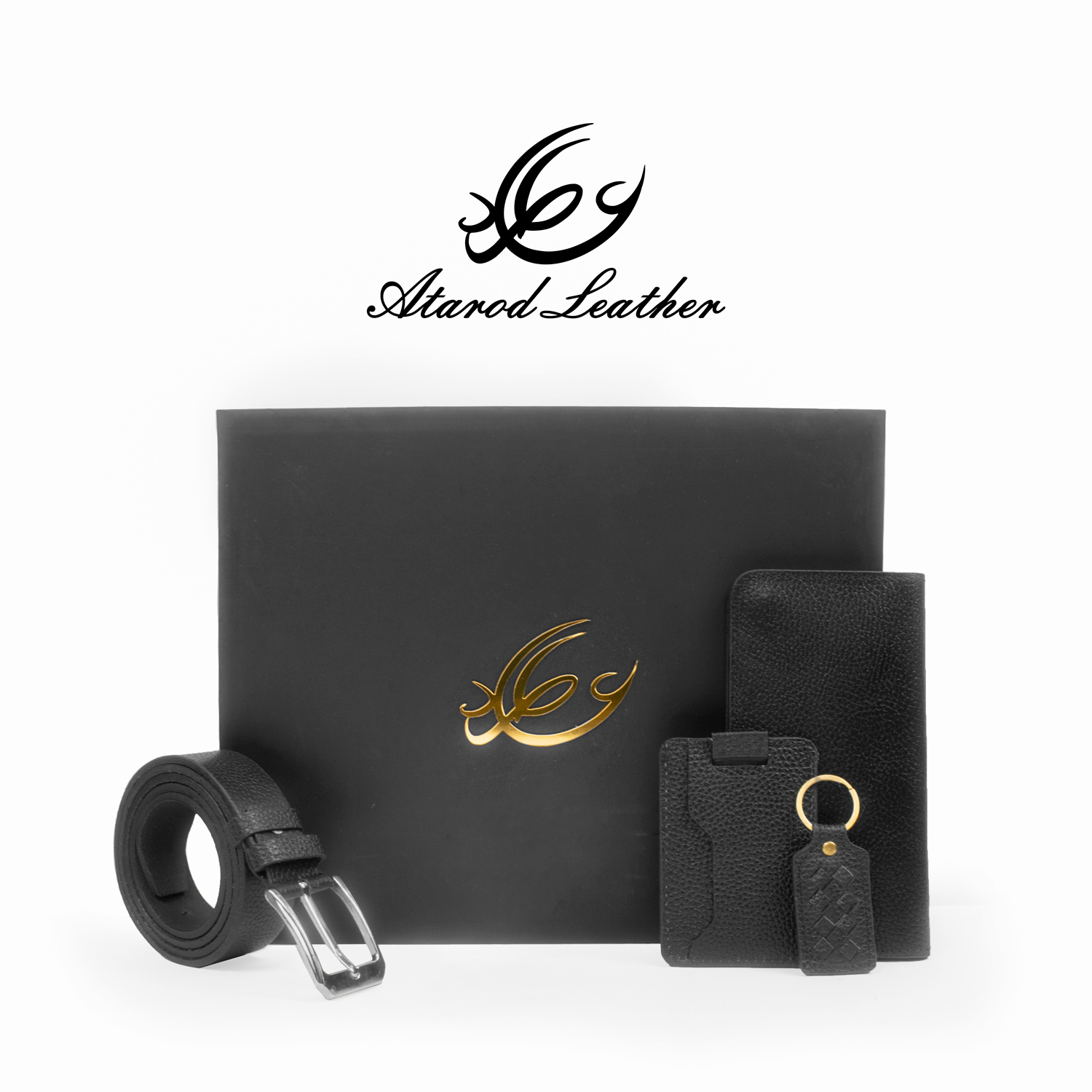 ست هدیه چرم عطارد مدل چرم طبیعی کد A81