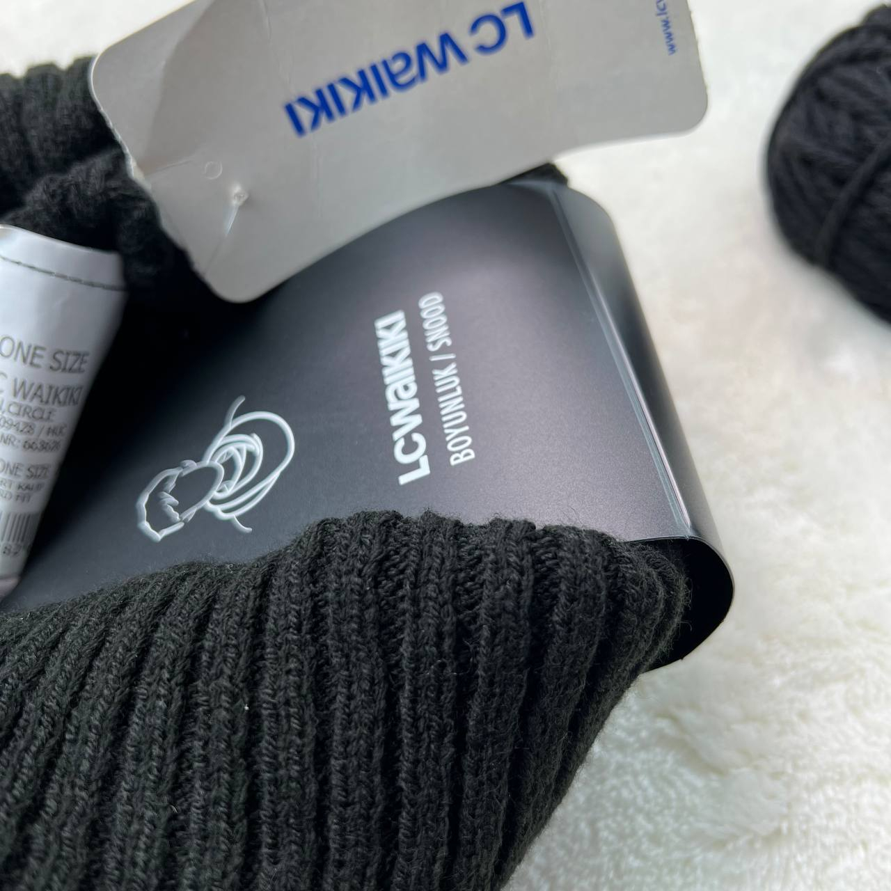 شال گردن بافتنی مردانه ال سی وایکیکی مدل BLKGR