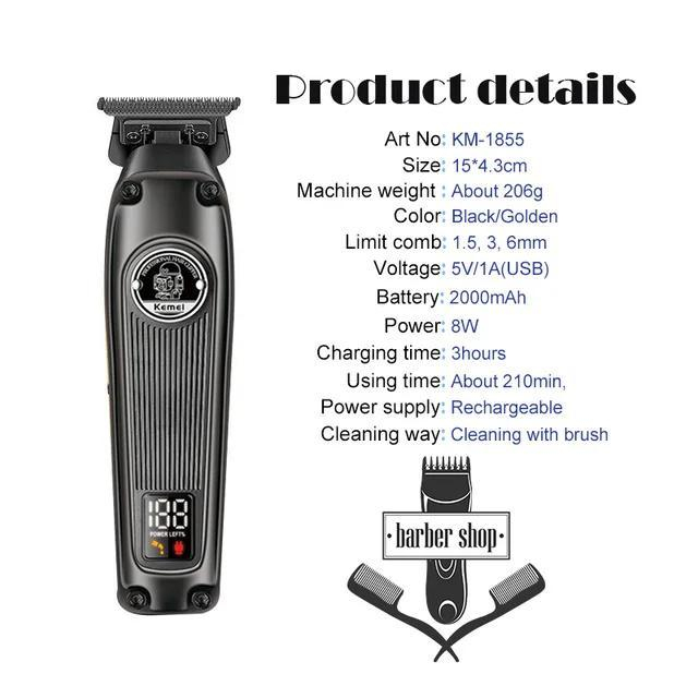 ماشین اصلاح موی سر و صورت کیمی مدل KM-1855