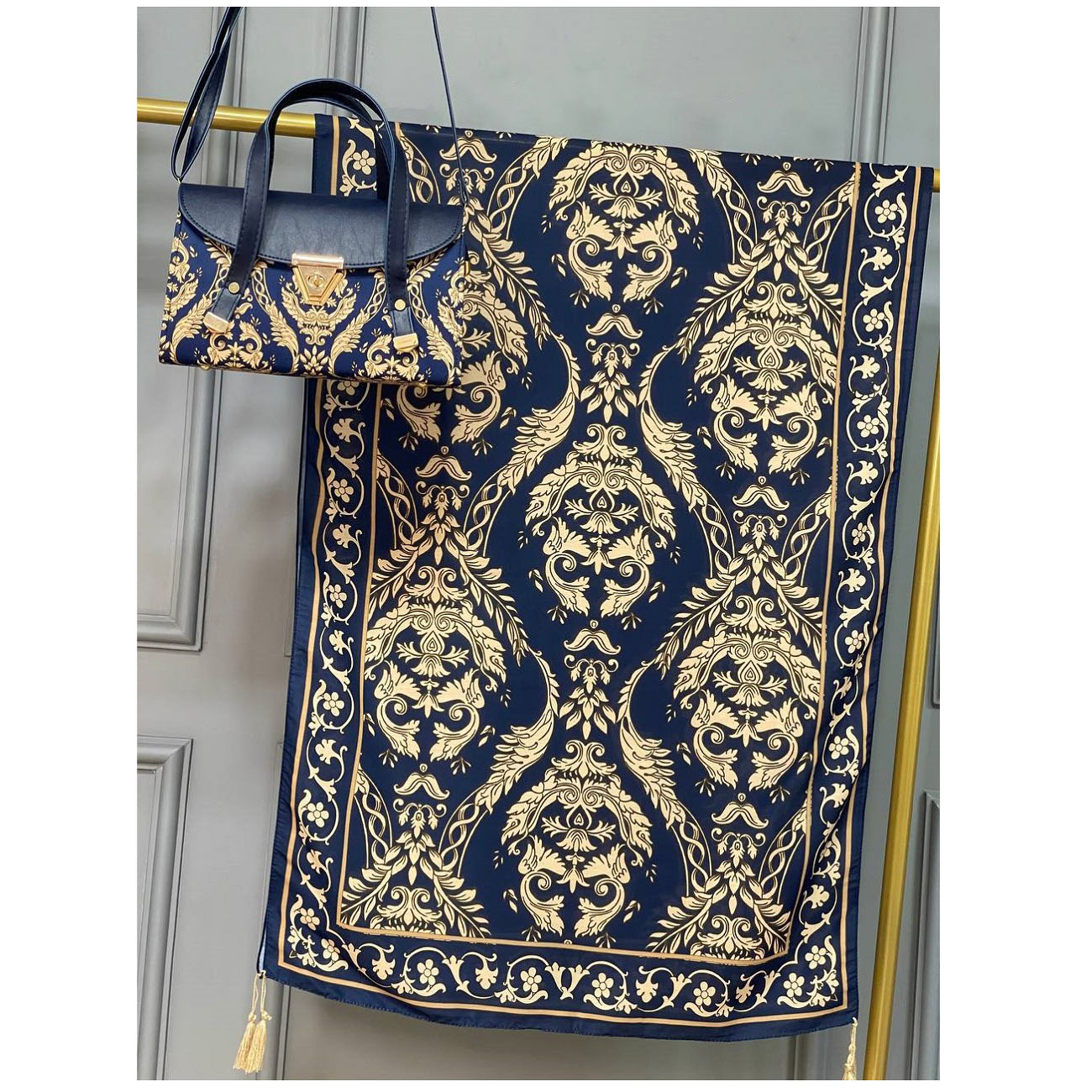 ست کیف و شال زنانه مدل فرورژه مودا