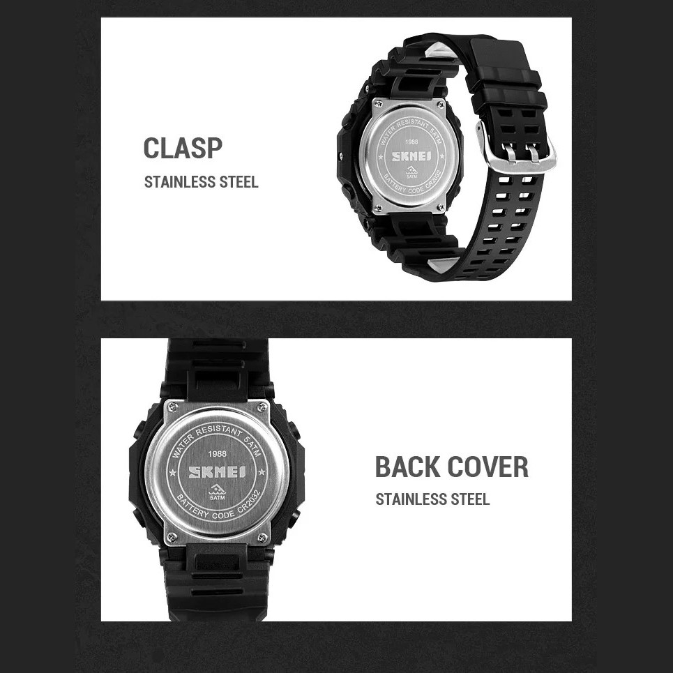 ساعت مچی دیجیتال اسکمی مدل 1988BK