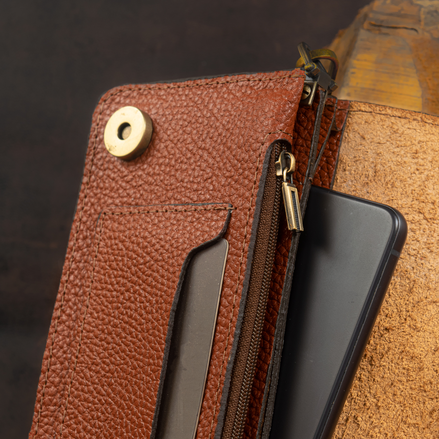 ست هدیه چرم عطارد مدل چرم طبیعی کد A37