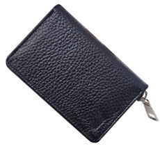 جاکارتی چرمی آسو مدل دورزیپ طرح فلوتر