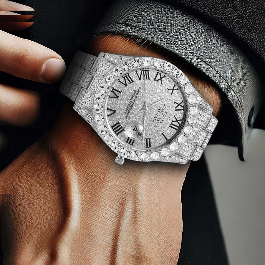 ساعت مچی عقربهای مردانه کوارتز مدل لاکچری کد UNAN-N-J1