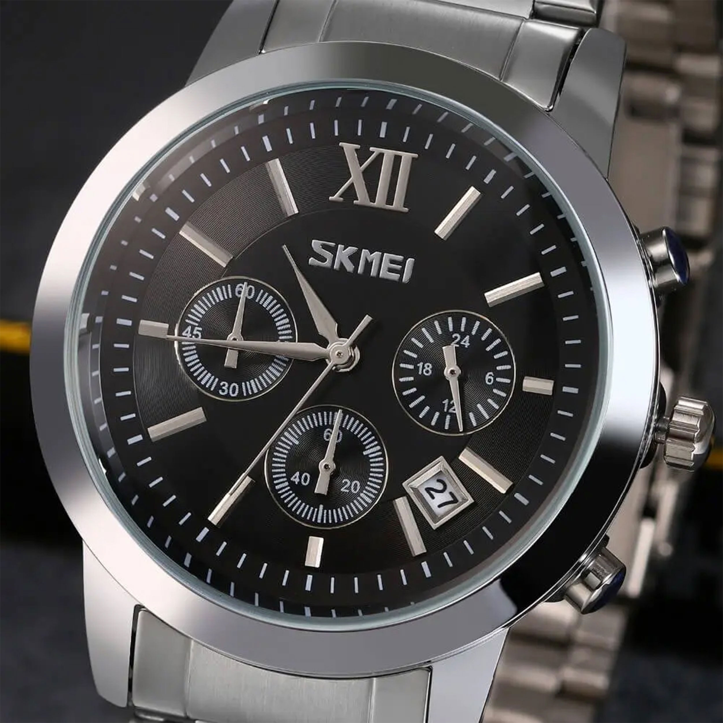 ساعت مچی عقربهای مردانه اسکمی مدل 9097 BK