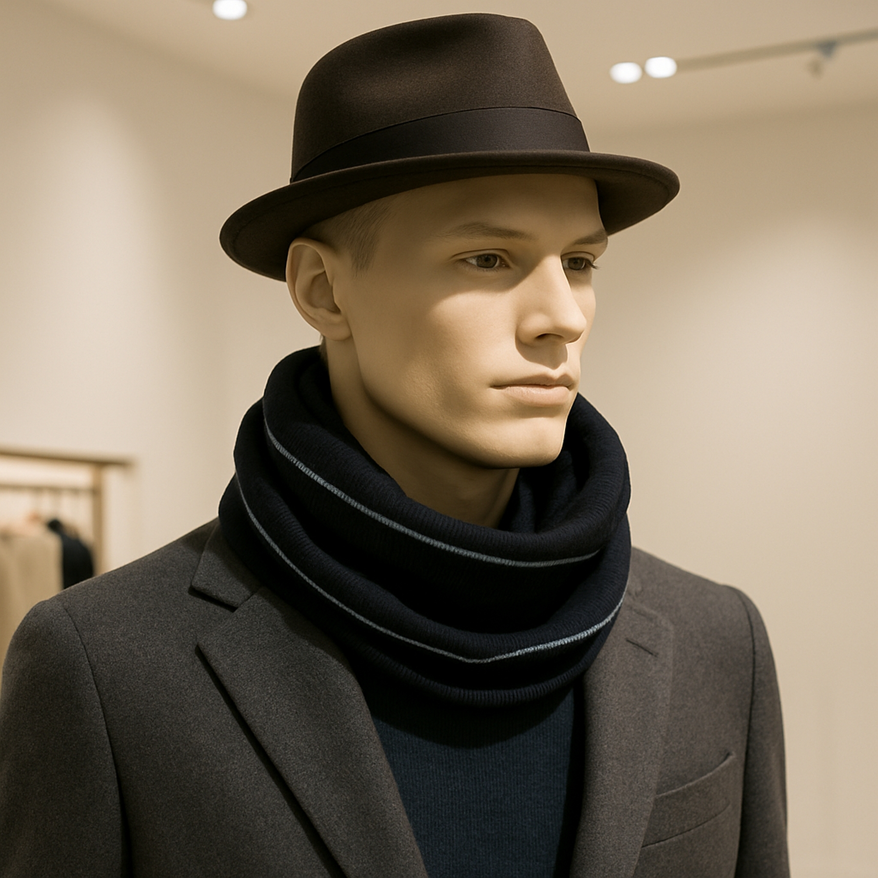 شال گردن مردانه کالینز مدل اکریلیک کد CL20