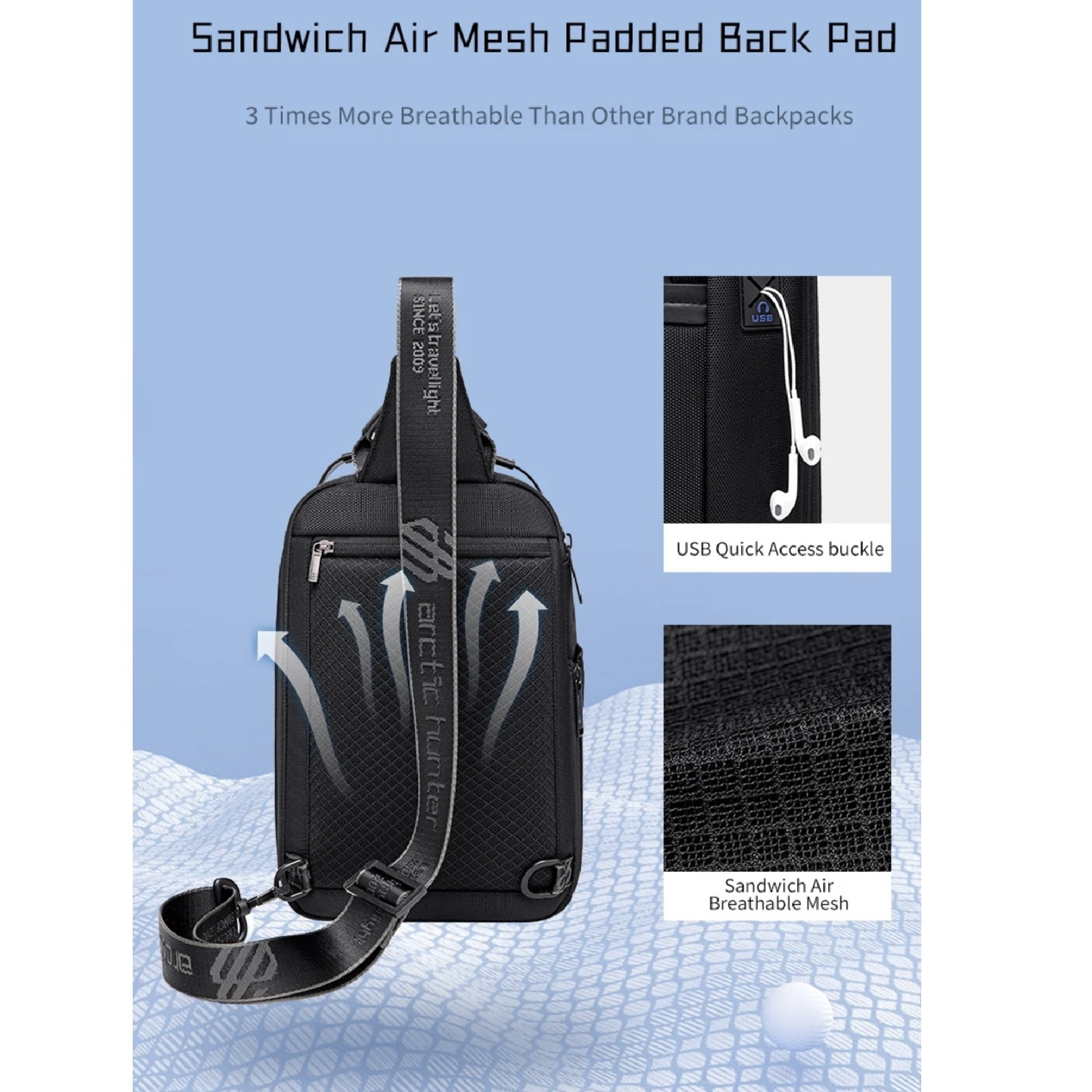 کیف کراس بادی مردانه آرتیک هانتر مدل  XB00141