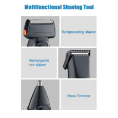 ست ماشین اصلاح موی صورت و بدن اچ تی سی مدل AT-1088