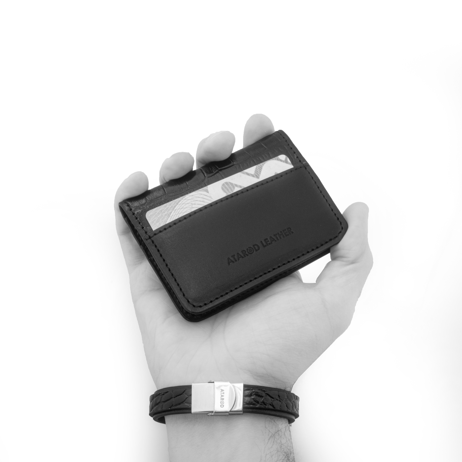 ست هدیه مردانه چرم عطارد مدل چرم طبیعی کد A112