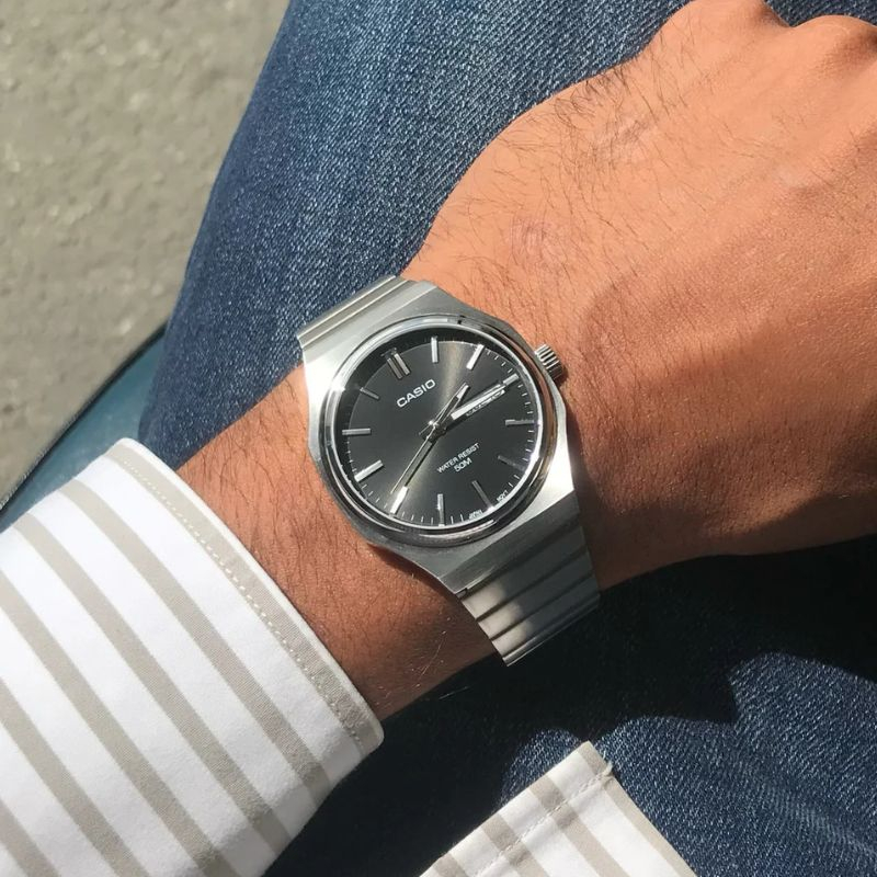 ساعت مچی عقربهای کوارتز مردانه کاسیو مدل MTP-E735D-1AVDF