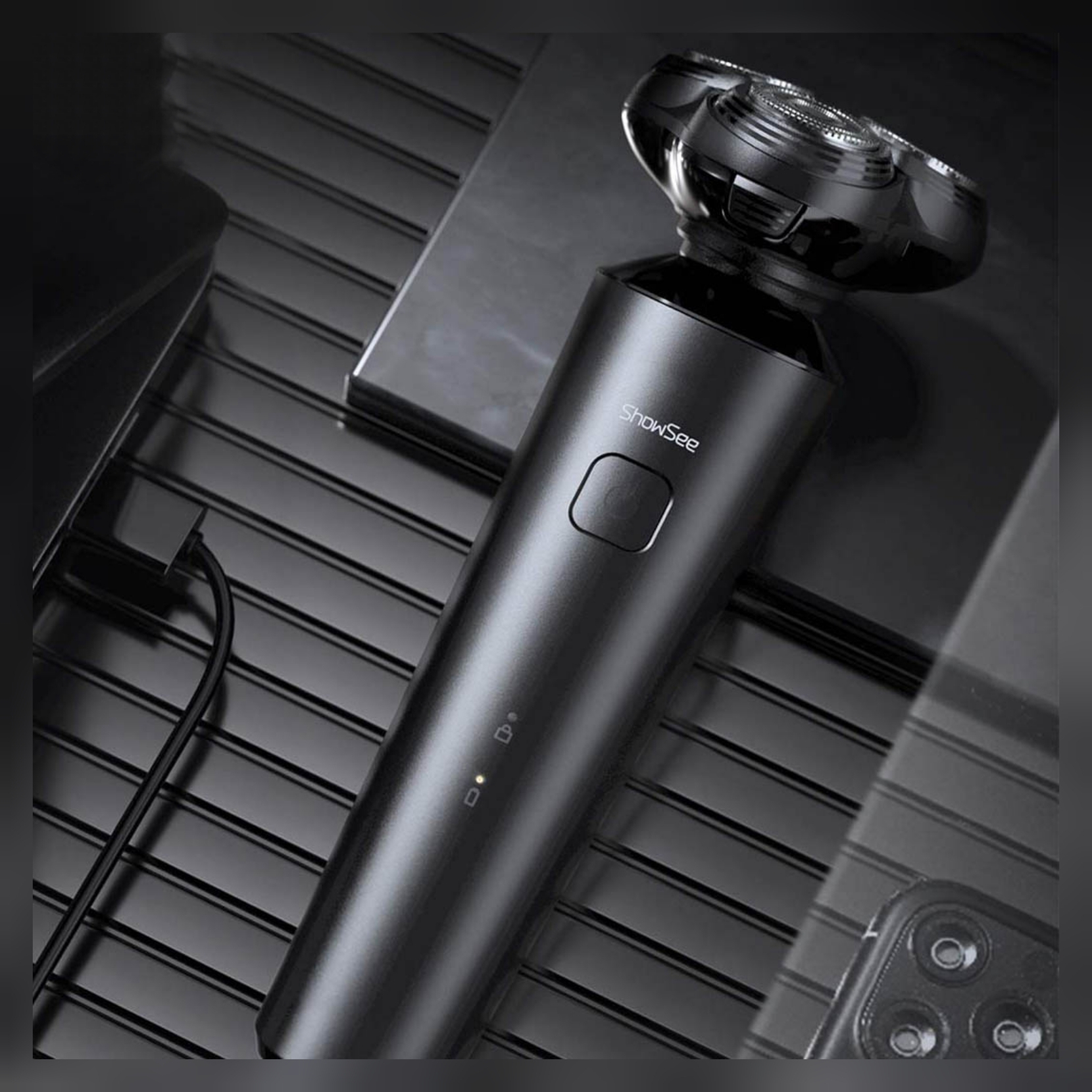 ست ماشین اصلاح موی صورت و بدن شوسی مدل Mi F303-BK