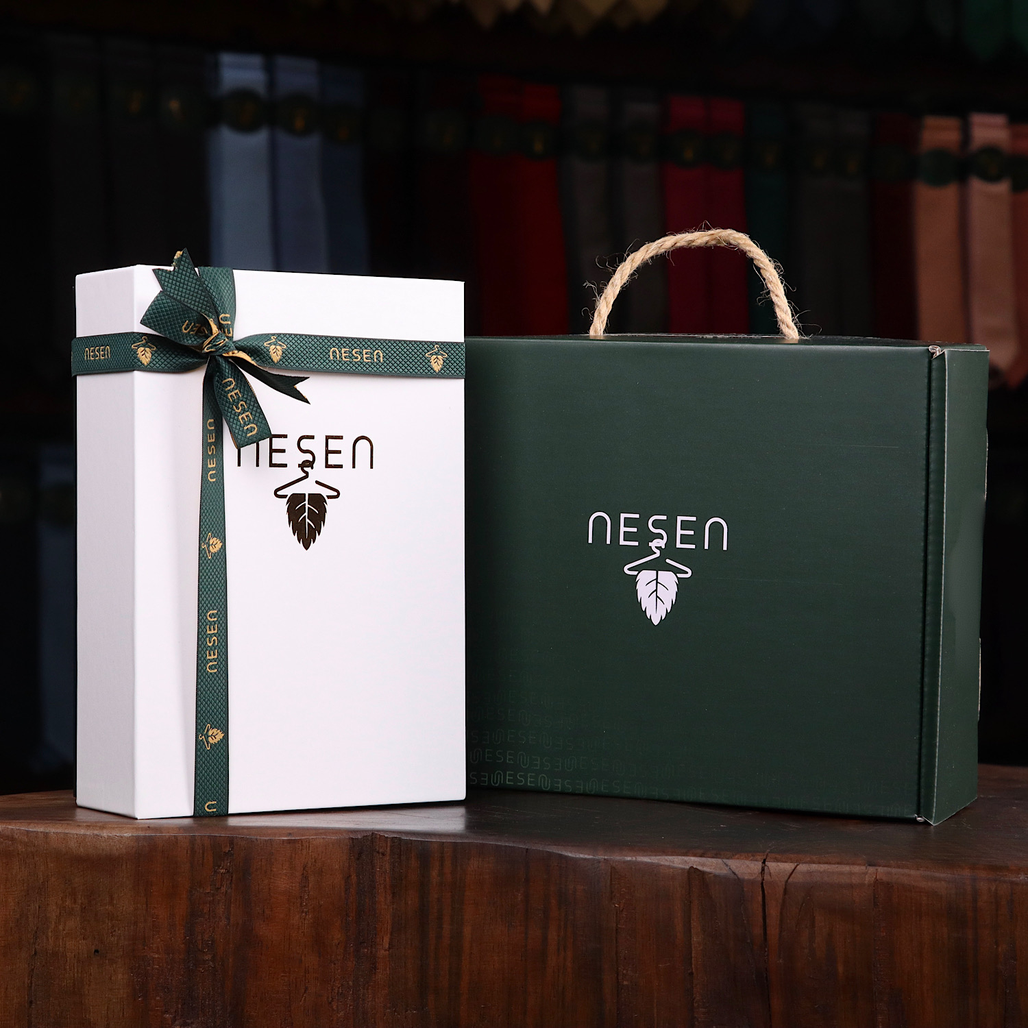 کراوات و دستمال جیب مردانه نسن مدل V35