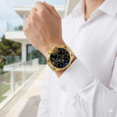 ساعت مچی عقربهای مردانه مدل اسپرت شاخدار کد Dzl 2