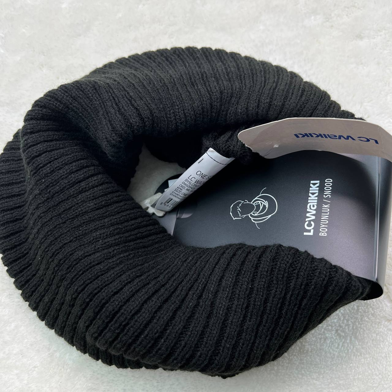 شال گردن بافتنی مردانه ال سی وایکیکی مدل BLKGR