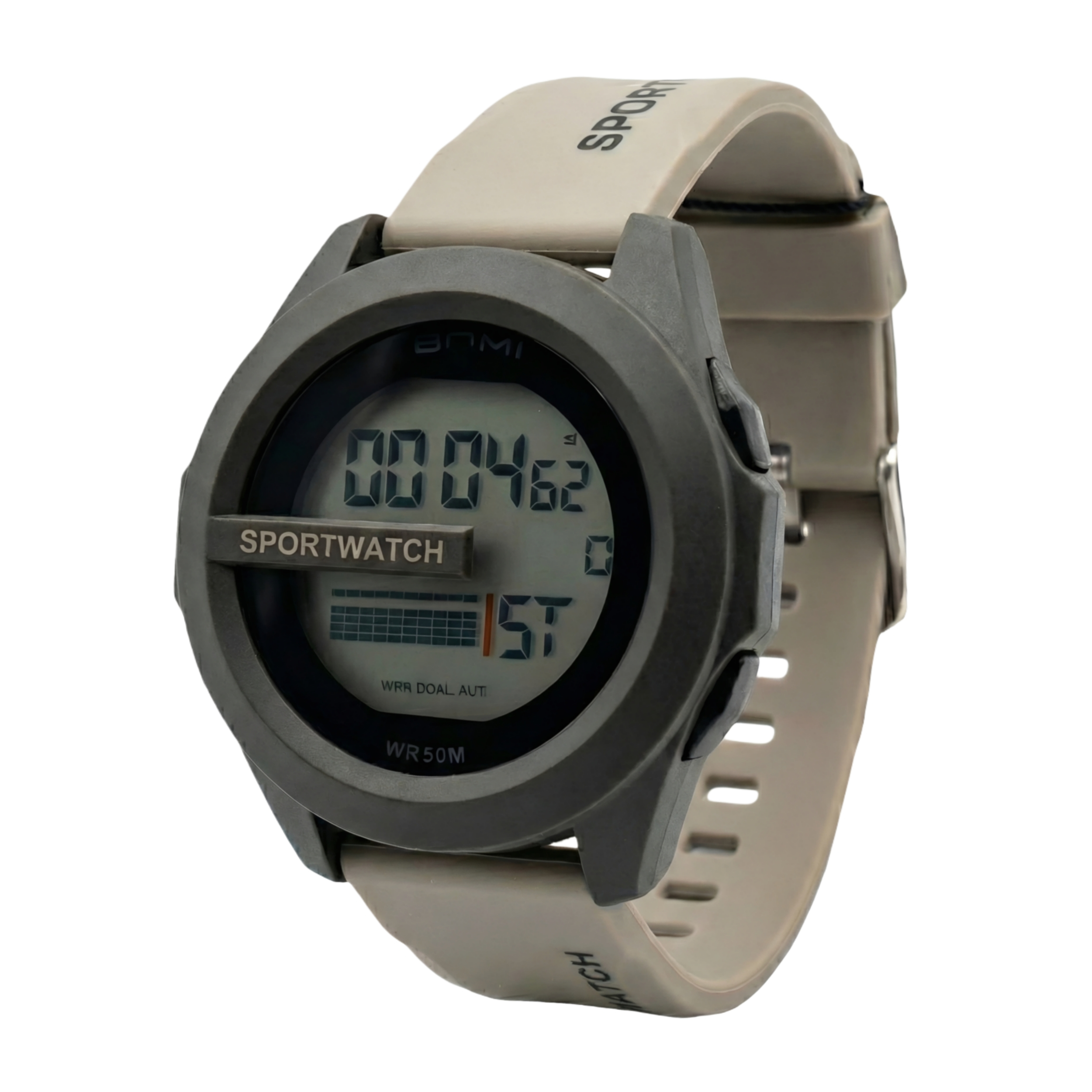 ساعت مچی دیجیتال مردانه بنمی مدل اسپرت تک زمانه کرنوگراف بند پیو ضد آب استخری کد B2