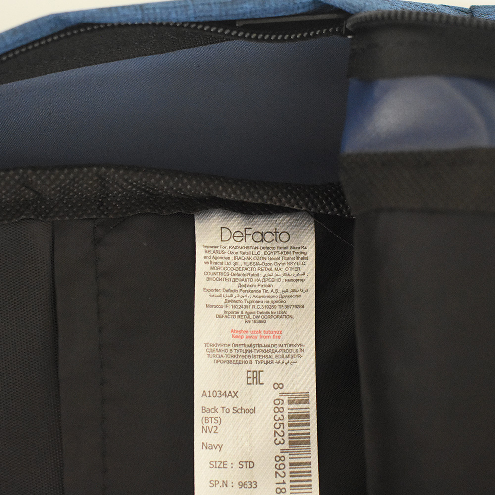 کوله پشتی دفکتو مدل ADVENTURES