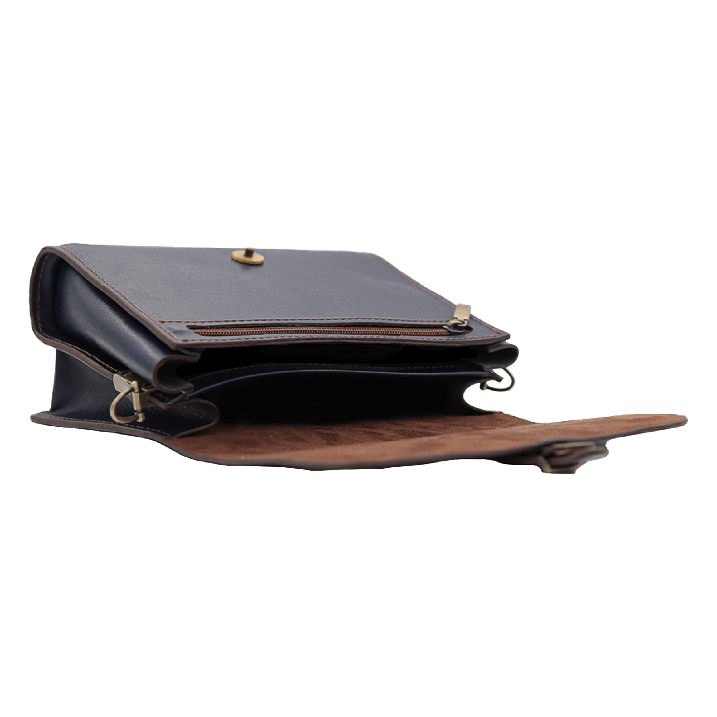 کیف رودوشی زنانه چرم اشرافی مدل مهنیا کد 17