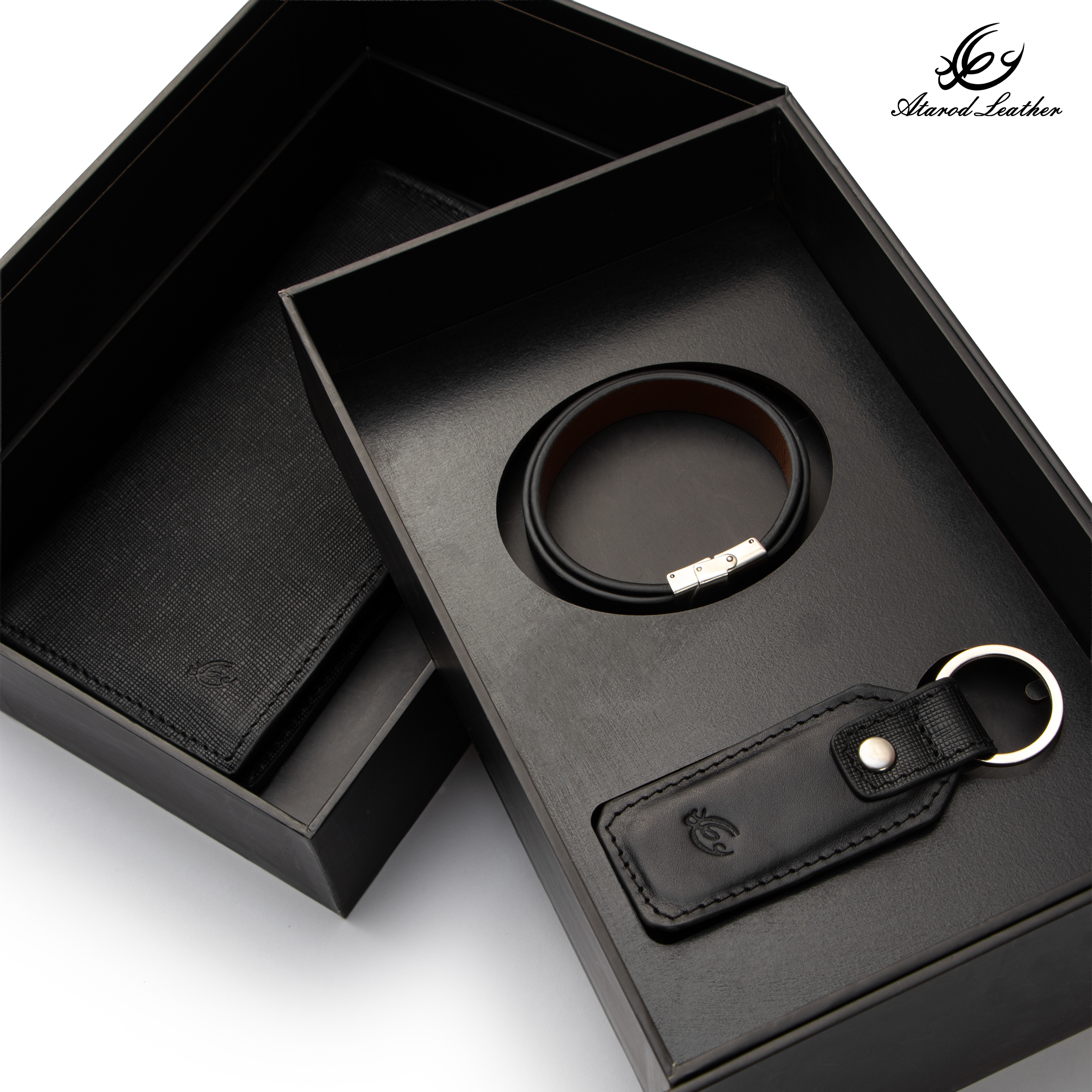 ست هدیه چرم عطارد مدل چرم طبیعی کد A132