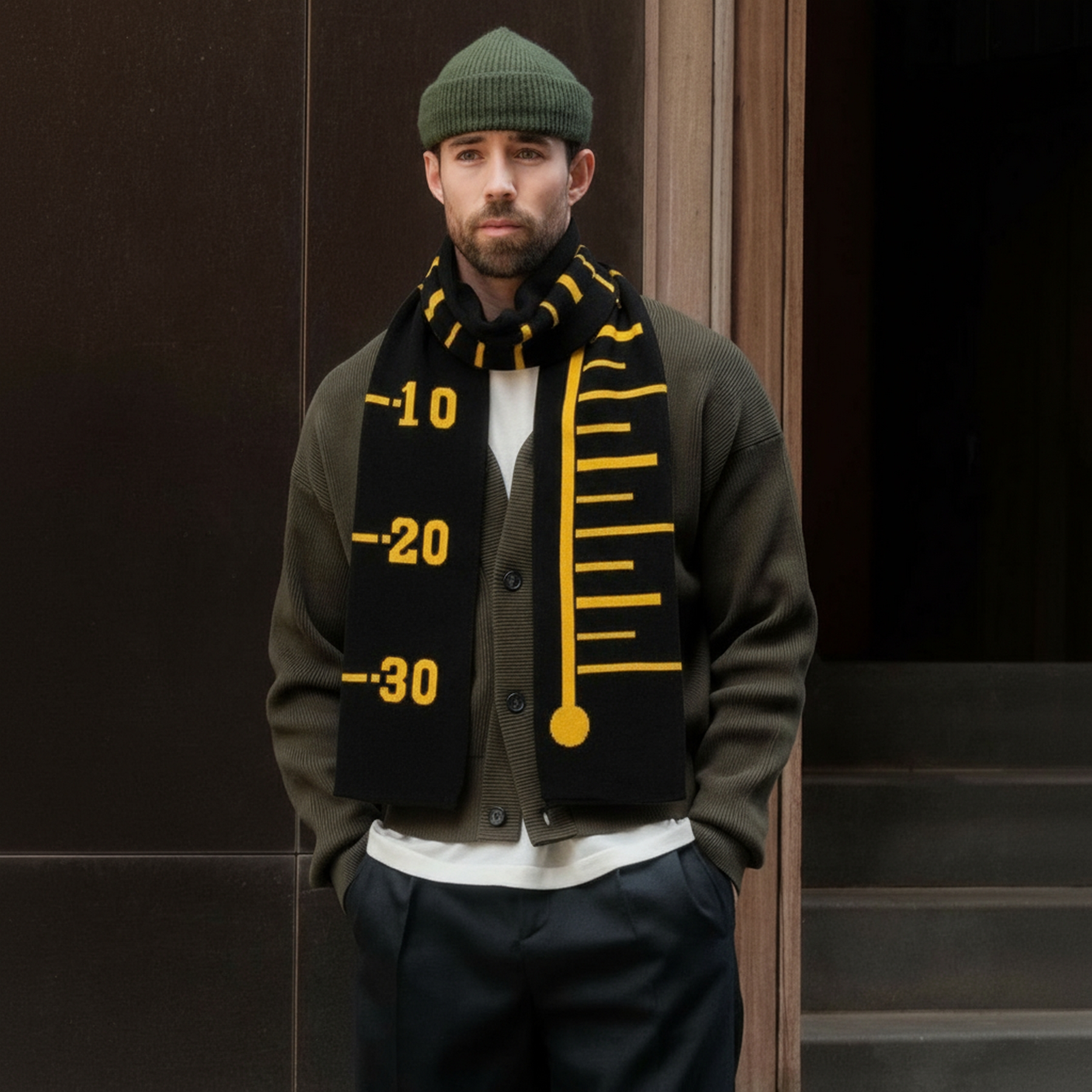 شال گردن مردانه مدل اکریلیک KOT 363