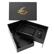 ست هدیه مردانه چرم عطارد مدل چرم طبیعی کد A122