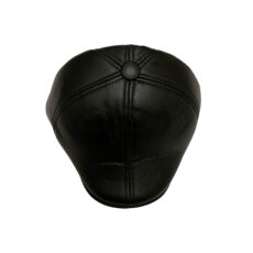کلاه مردانه مدل باراتا چرمی رنگ مشکی