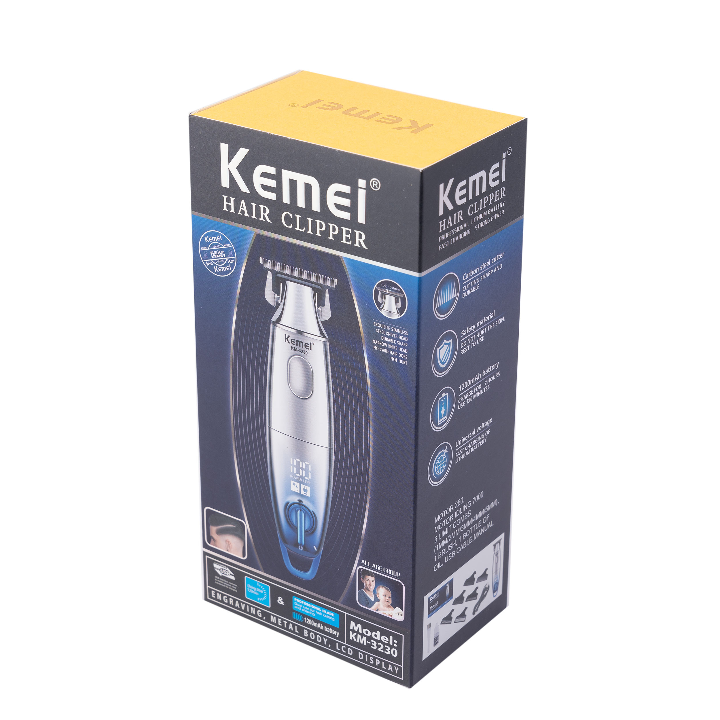 ماشین اصلاح موی صورت و بدن کیمی مدل KM-3230