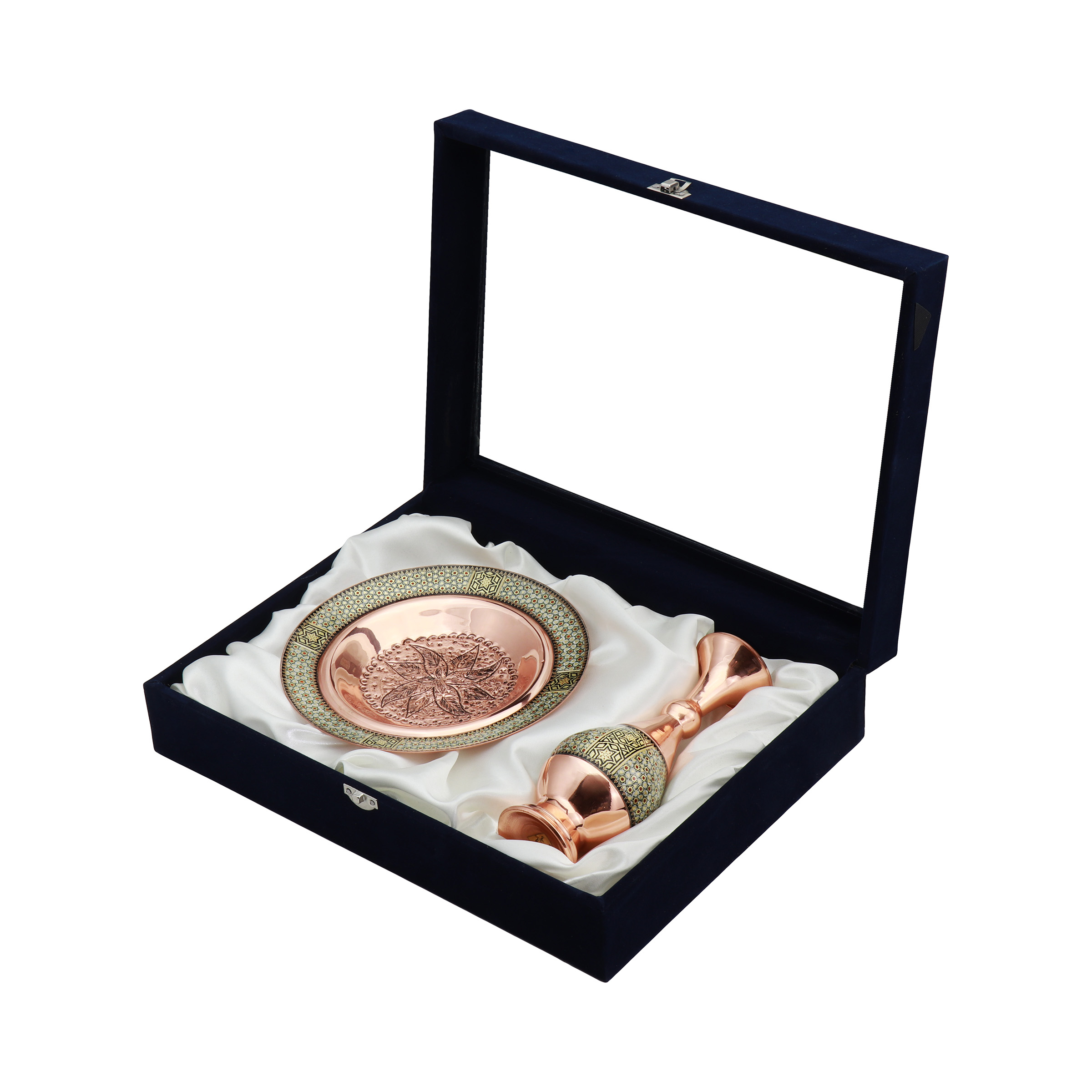 ست هدیه مسی مدل شبنم کد 2