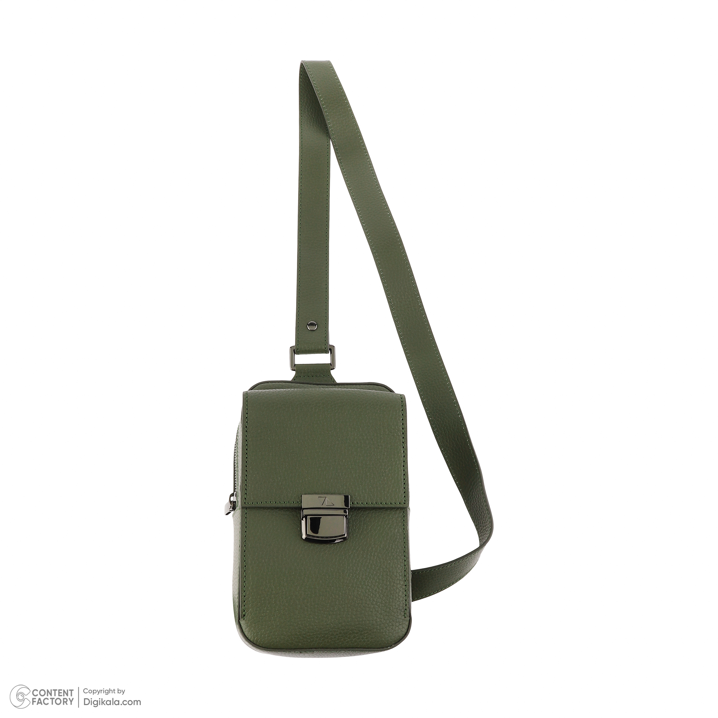 کیف کراس بادی مردانه چرم مشهد مدل V5007-038-01 دارای 1 محفظه