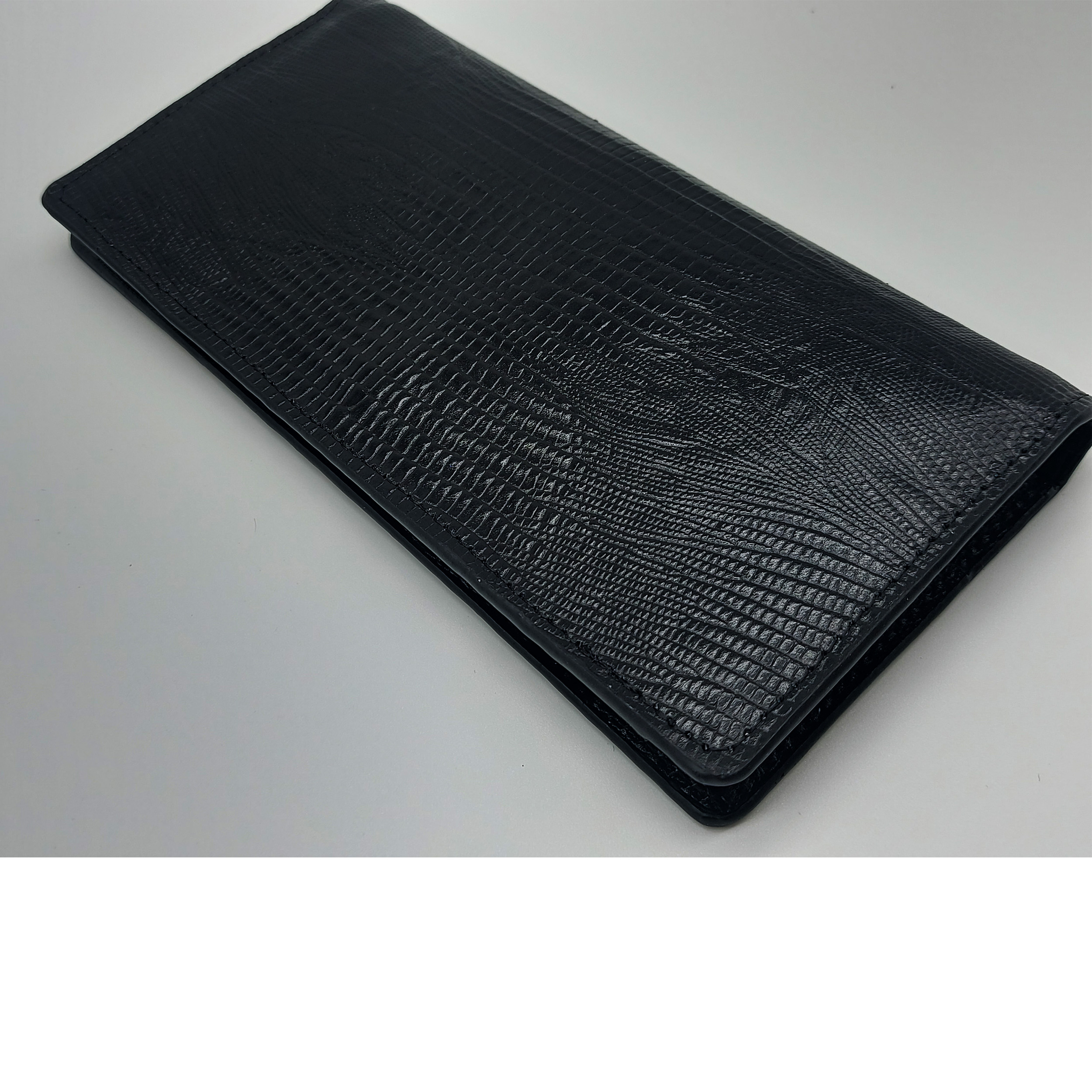 کیف پول مردانه زیگزا مدل چرم طبیعی Lizard