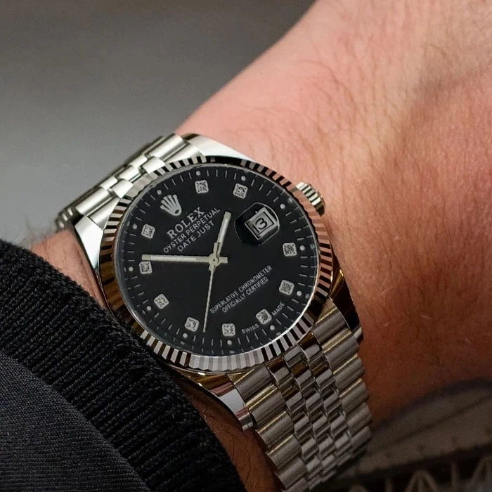 ساعت مچی عقربهای مردانه مدل دیت جاستtm2