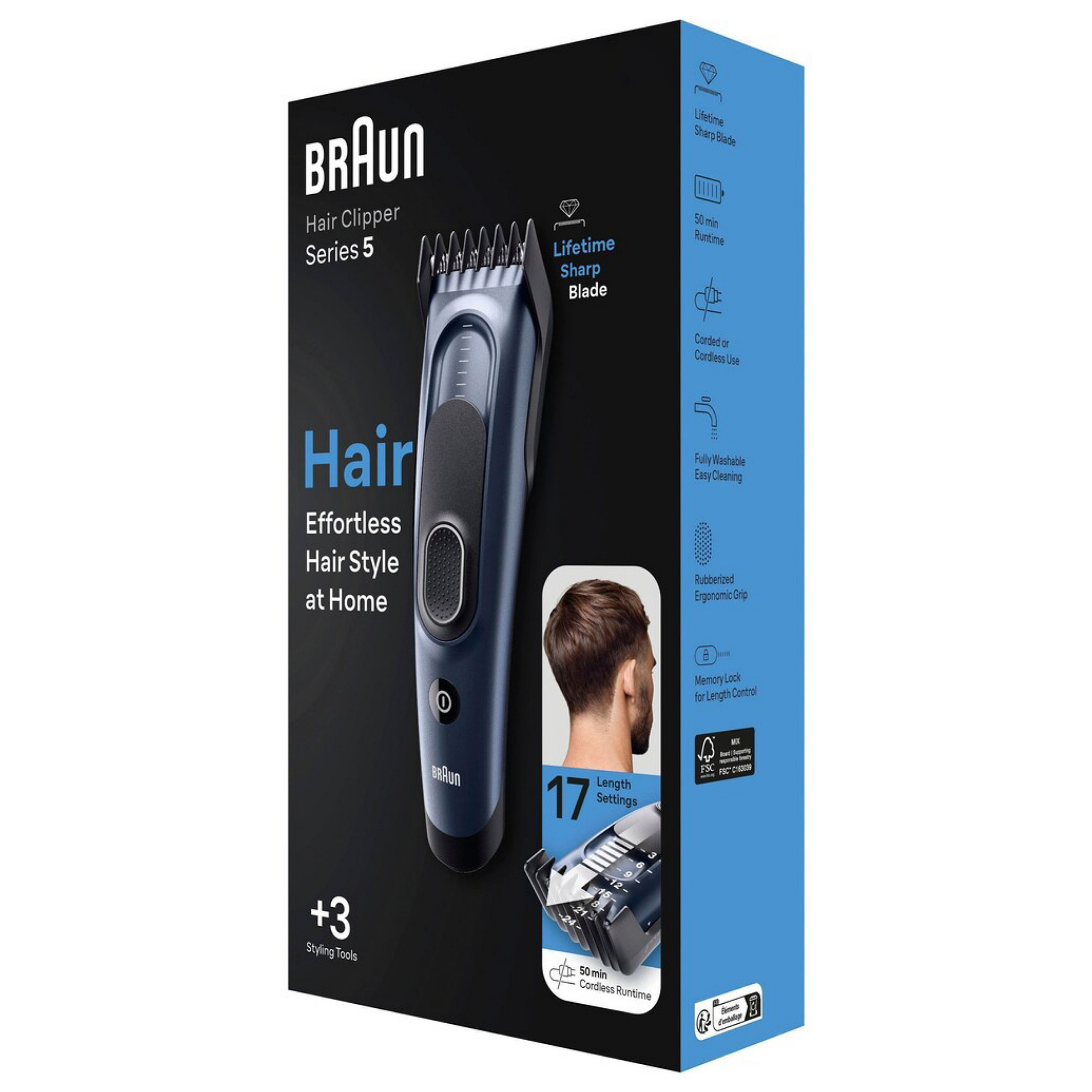 ماشین اصلاح موی سر و صورت شارژی براون مدل HC5350
