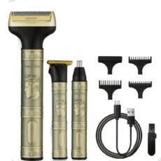 ست ماشین اصلاح موی صورت و بدن شارژی جیمی مدل GM-8045