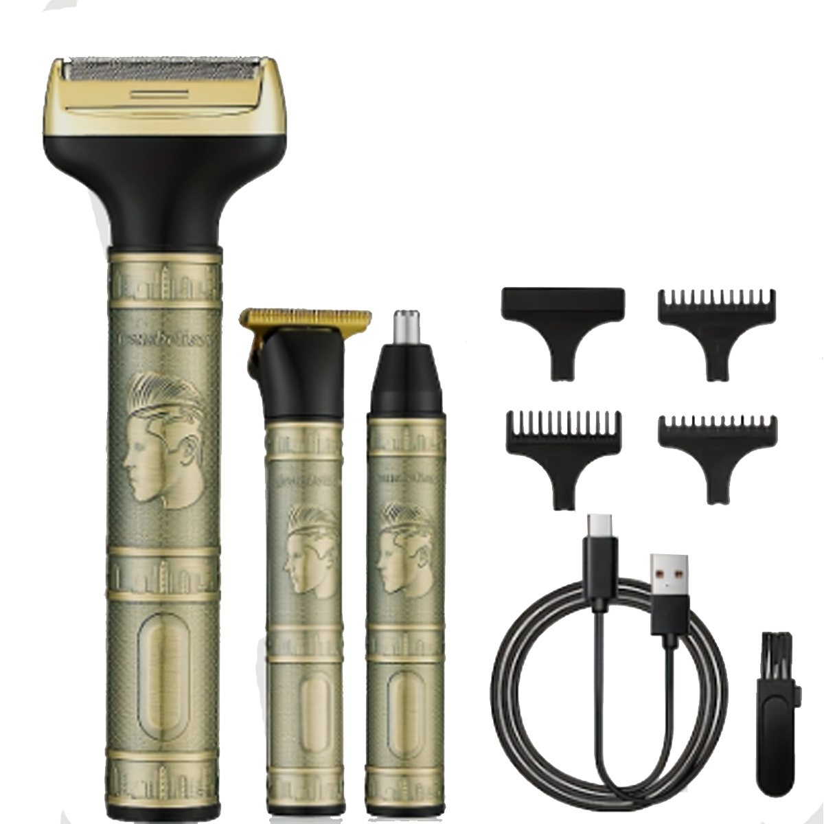 ست ماشین اصلاح موی صورت و بدن شارژی جیمی مدل GM-8045