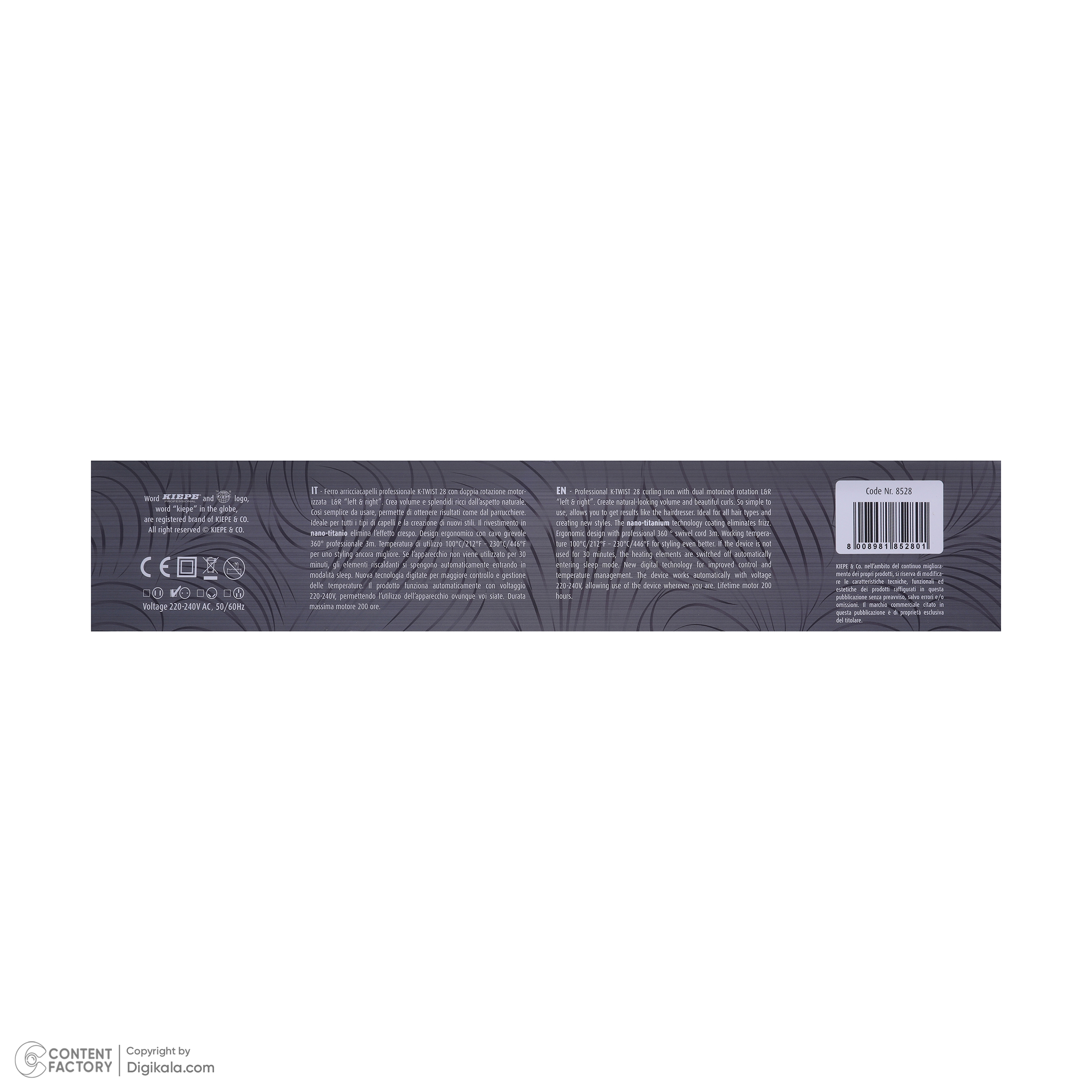 فر کننده و حالت دهنده مو کیپه مدل KTWIST