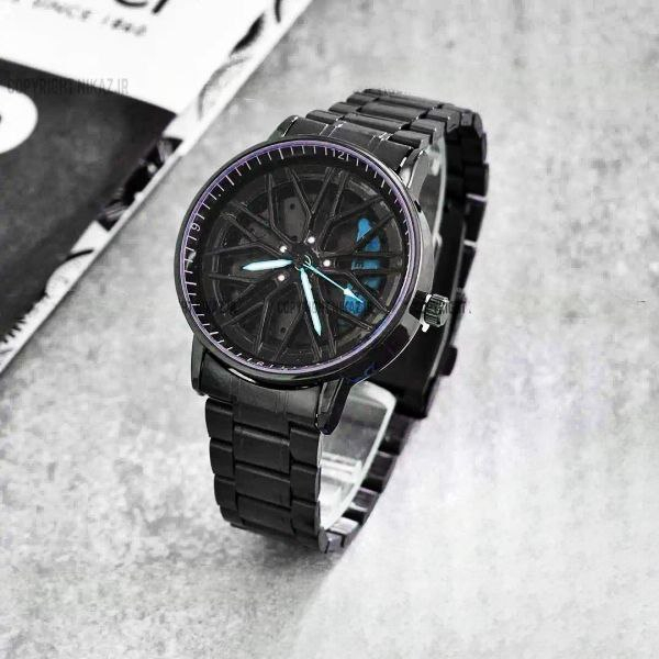 ساعت مچی عقربهای مردانه کوارتز مدل رینگی صفحه متحرک کد 03