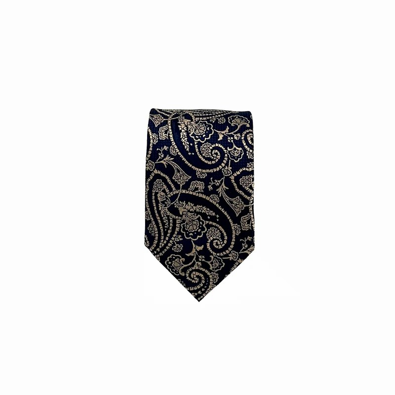ست کراوات و دستمال جیب مردانه آریوان مدل بته جقه کد TB9901