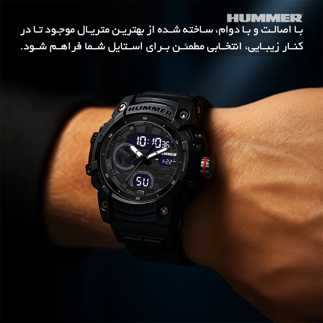 ساعت مچی عقربهای کوارتز مردانه هامر مدل 1440HM-C4