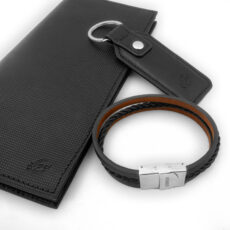 ست هدیه مردانه چرم عطارد مدل چرم طبیعی کد A95