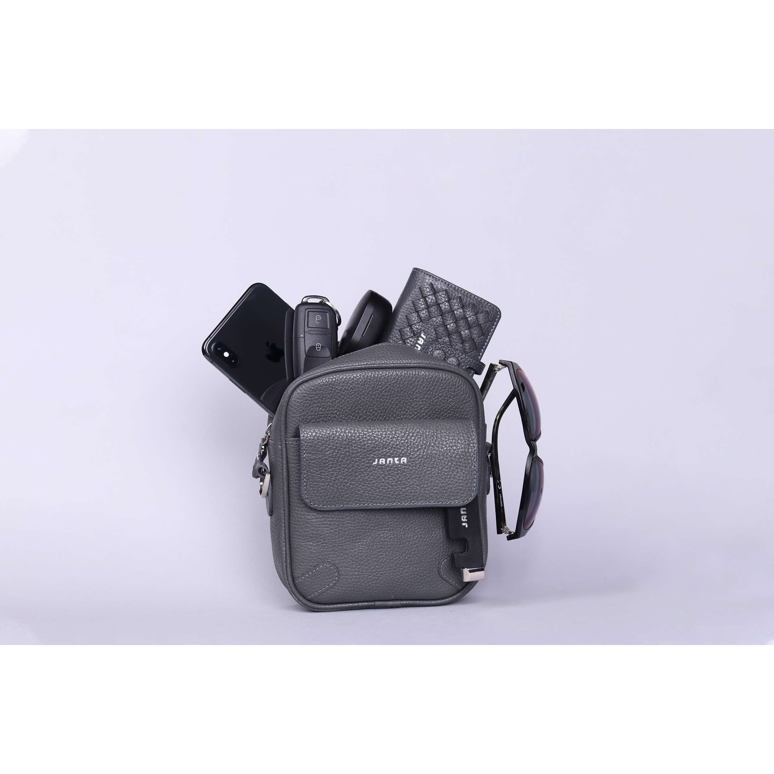 کیف رودوشی چرم جانتا مدل D078